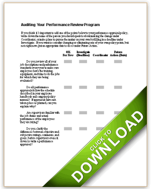 Weighted Appraisal Document- Job Performance Areas